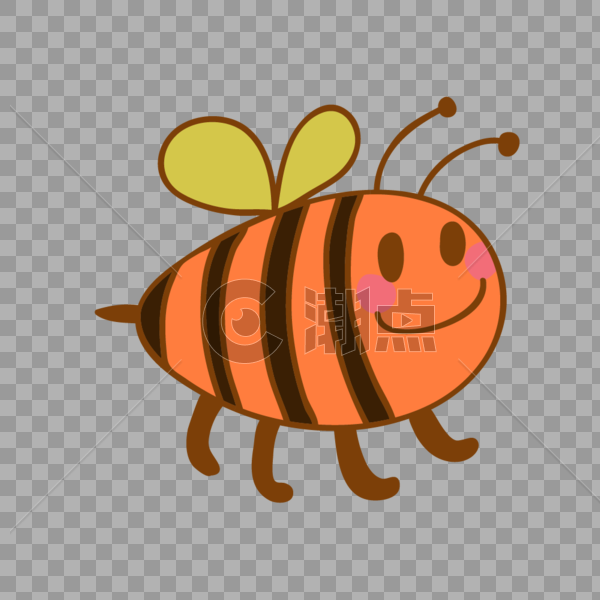 可爱小蜜蜂图片素材免费下载