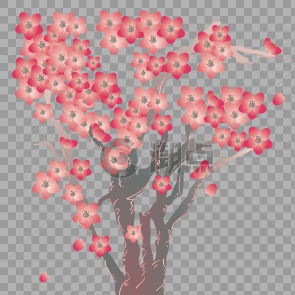 樱花树浪漫樱花节图片素材免费下载