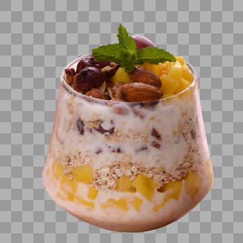 鲜果燕麦酸奶杯图片素材免费下载