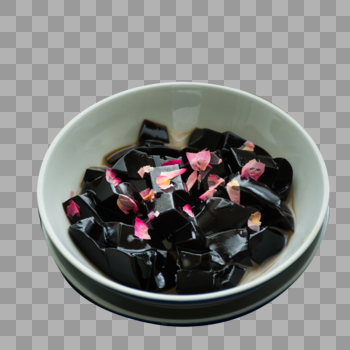 玫瑰味的龟苓膏图片素材免费下载