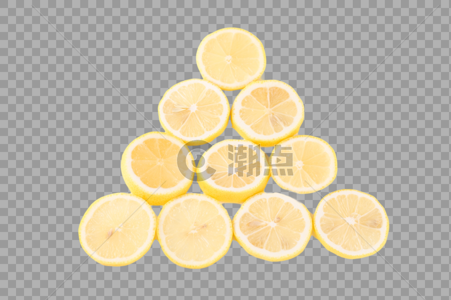 柠檬切片造型图片素材免费下载
