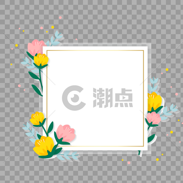 花卉标签图片素材免费下载