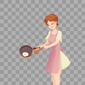 做饭的女人图片素材免费下载