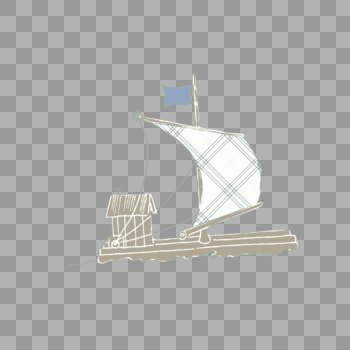 复古帆船图片素材免费下载