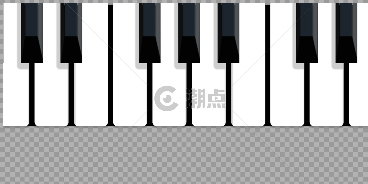 钢琴按键矢量图片素材免费下载