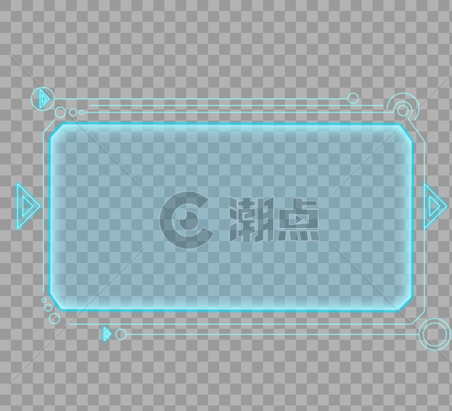 科技边框图片素材免费下载