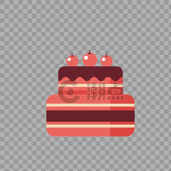 生日夹心蛋糕图片素材免费下载