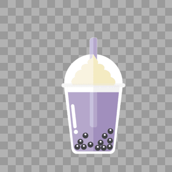 紫薯珍珠奶茶图片素材免费下载