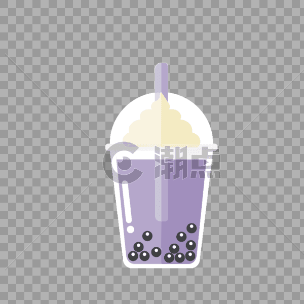 紫薯珍珠奶茶图片素材免费下载