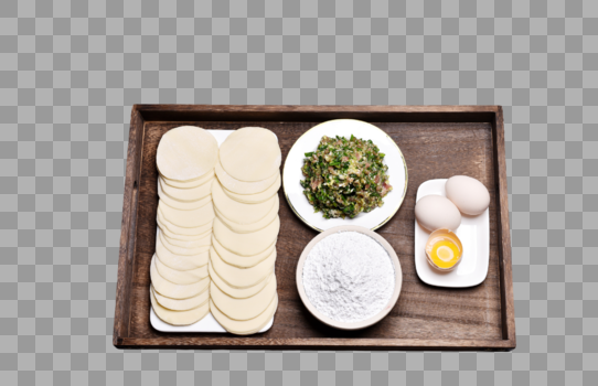 包饺子的食材图片素材免费下载