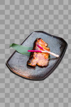 日本料理照烧鳕鱼图片素材免费下载