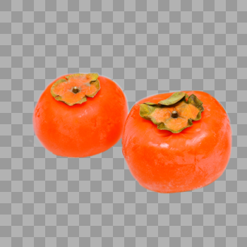 两颗柿子图片素材免费下载