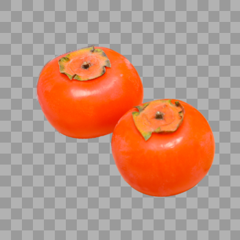 两颗柿子图片素材免费下载