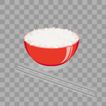 一碗米饭大米稻米五谷杂粮图片素材免费下载