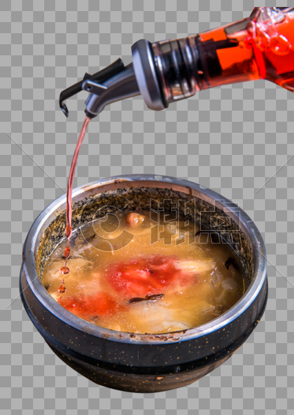 海鲜煲配红醋图片素材免费下载