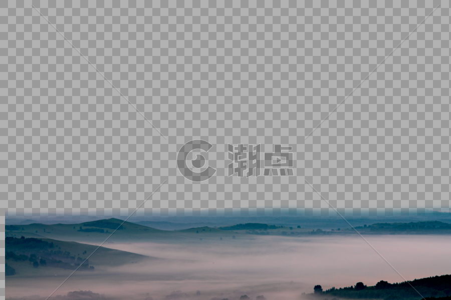 山顶云雾图片素材免费下载