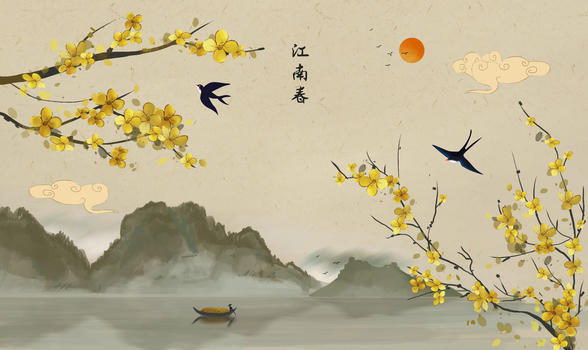 中国风山水图片素材免费下载