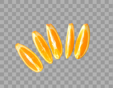 切开的新鲜橙子图片素材免费下载