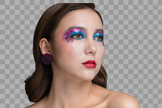 创意美妆眼妆图片素材免费下载