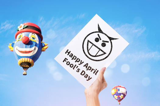 小丑热气球图片素材免费下载
