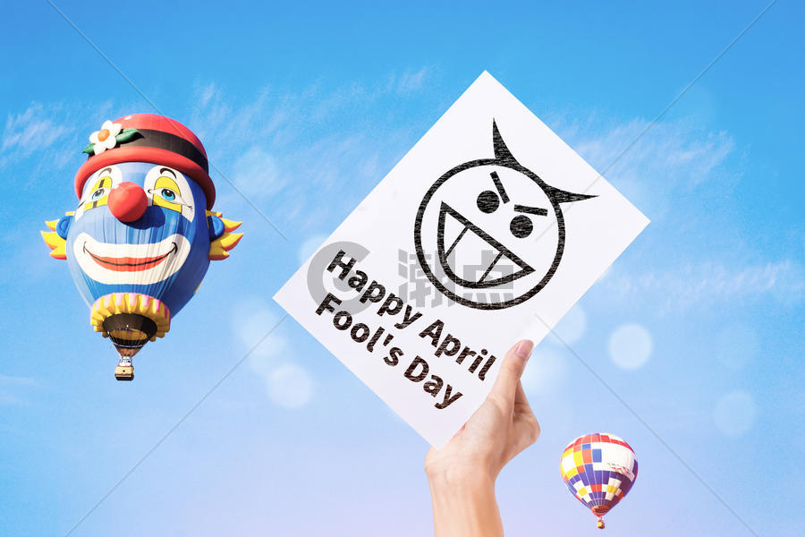 小丑热气球图片素材免费下载