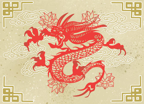 传统中国风龙图片素材免费下载