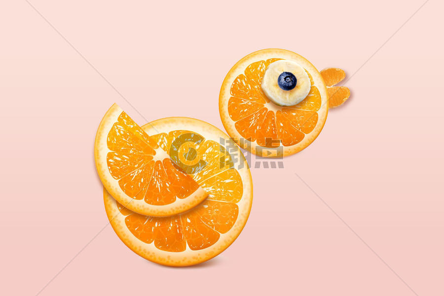 橘子鸭图片素材免费下载
