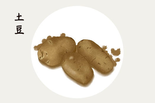 土豆插画图片素材免费下载