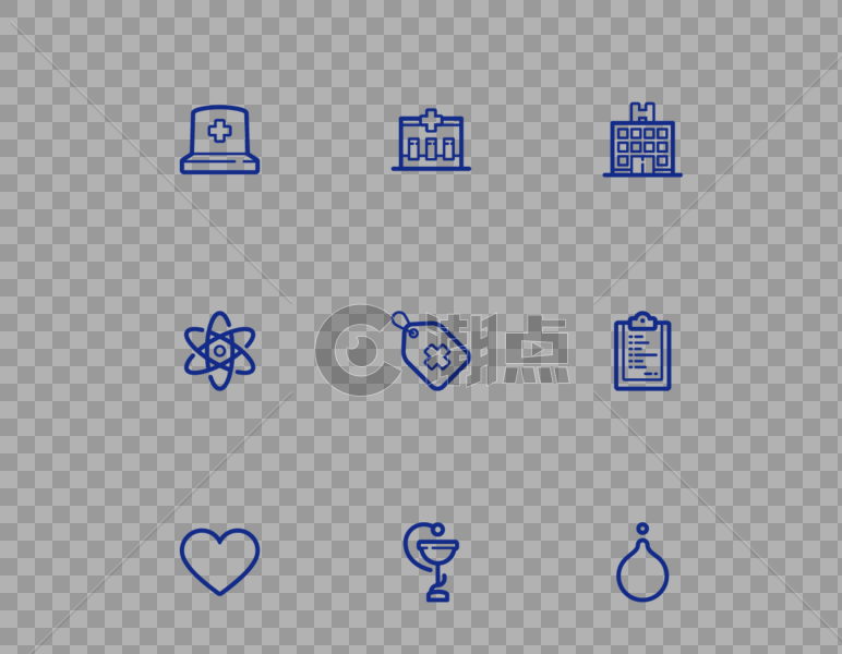 医疗图标图片素材免费下载
