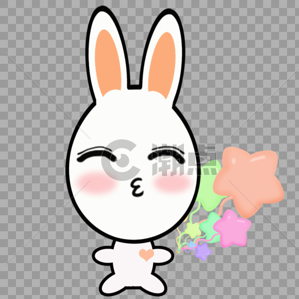 兔子表情包图片素材免费下载