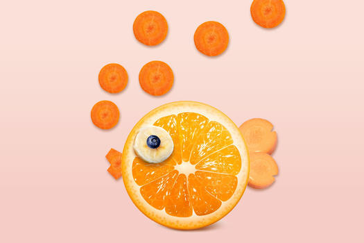 橘子金鱼图片素材免费下载