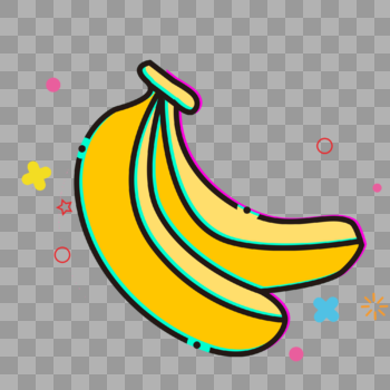 扁平香蕉图片素材免费下载