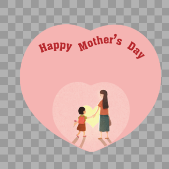 母亲节节日边框图片素材免费下载