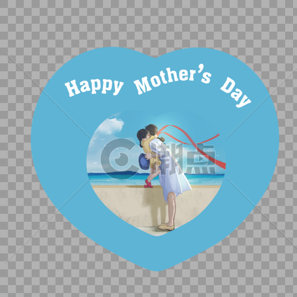母亲节节日边框图片素材免费下载