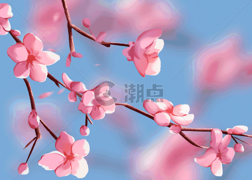樱花gif图片素材免费下载