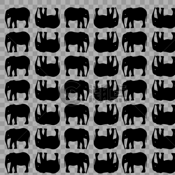大象底纹图片素材免费下载