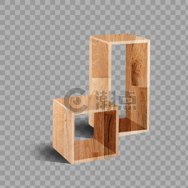 木板木框展架木纹材质图片素材免费下载