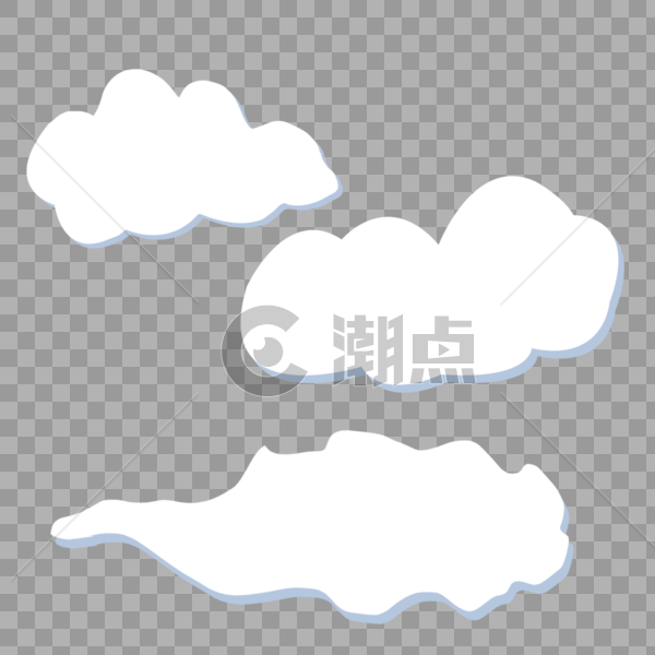 白色的云图片素材免费下载