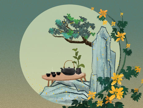 中国风插画图片素材免费下载