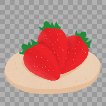 水果草莓手绘图片素材免费下载