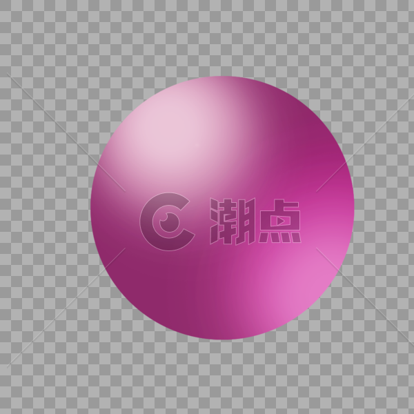 紫色几何球体图片素材免费下载