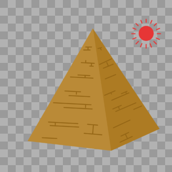 立体金字塔图片素材免费下载