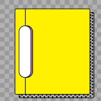 矢量黄色方形边框图片素材免费下载
