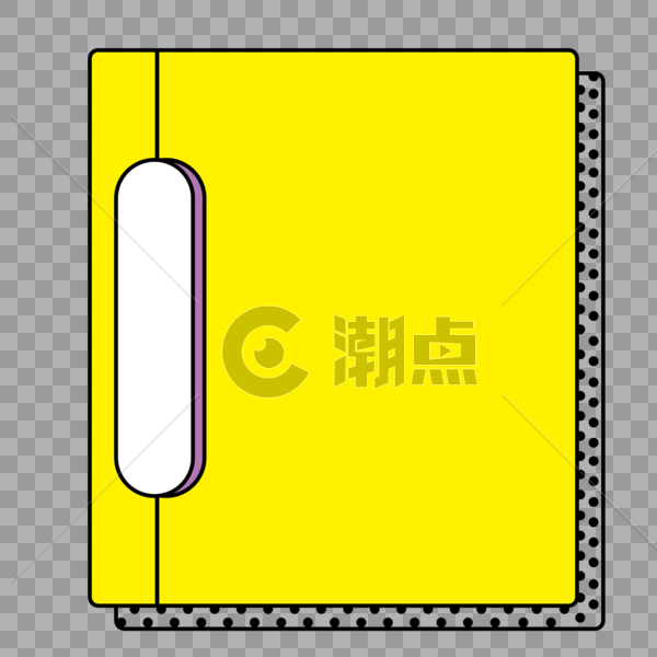 矢量黄色方形边框图片素材免费下载