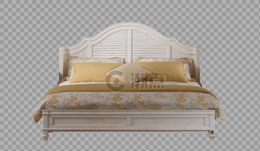 卧室的大床图片素材免费下载