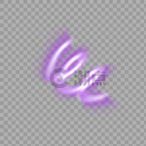 紫色螺旋光效图片素材免费下载