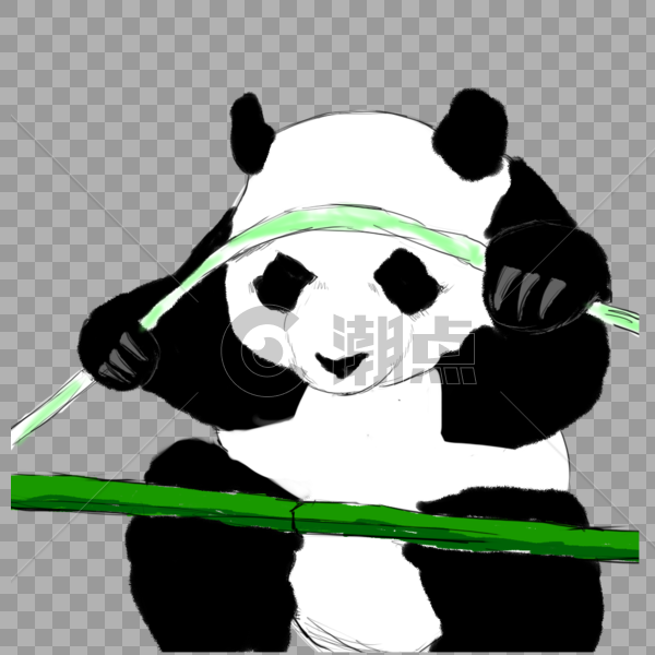 可爱的大熊猫图片素材免费下载