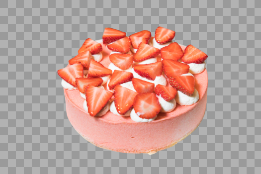 草莓蛋糕图片素材免费下载