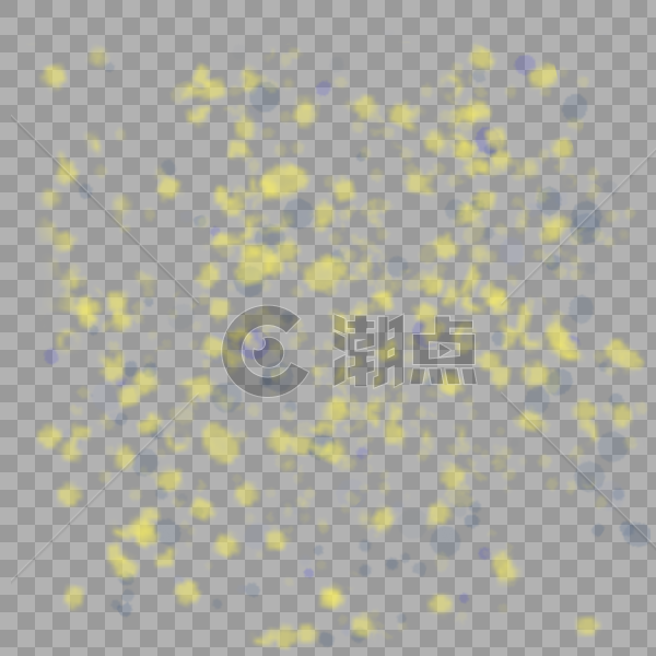 黄色碎片水墨斑点效果图片素材免费下载