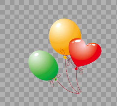 彩色节日气球图片素材免费下载